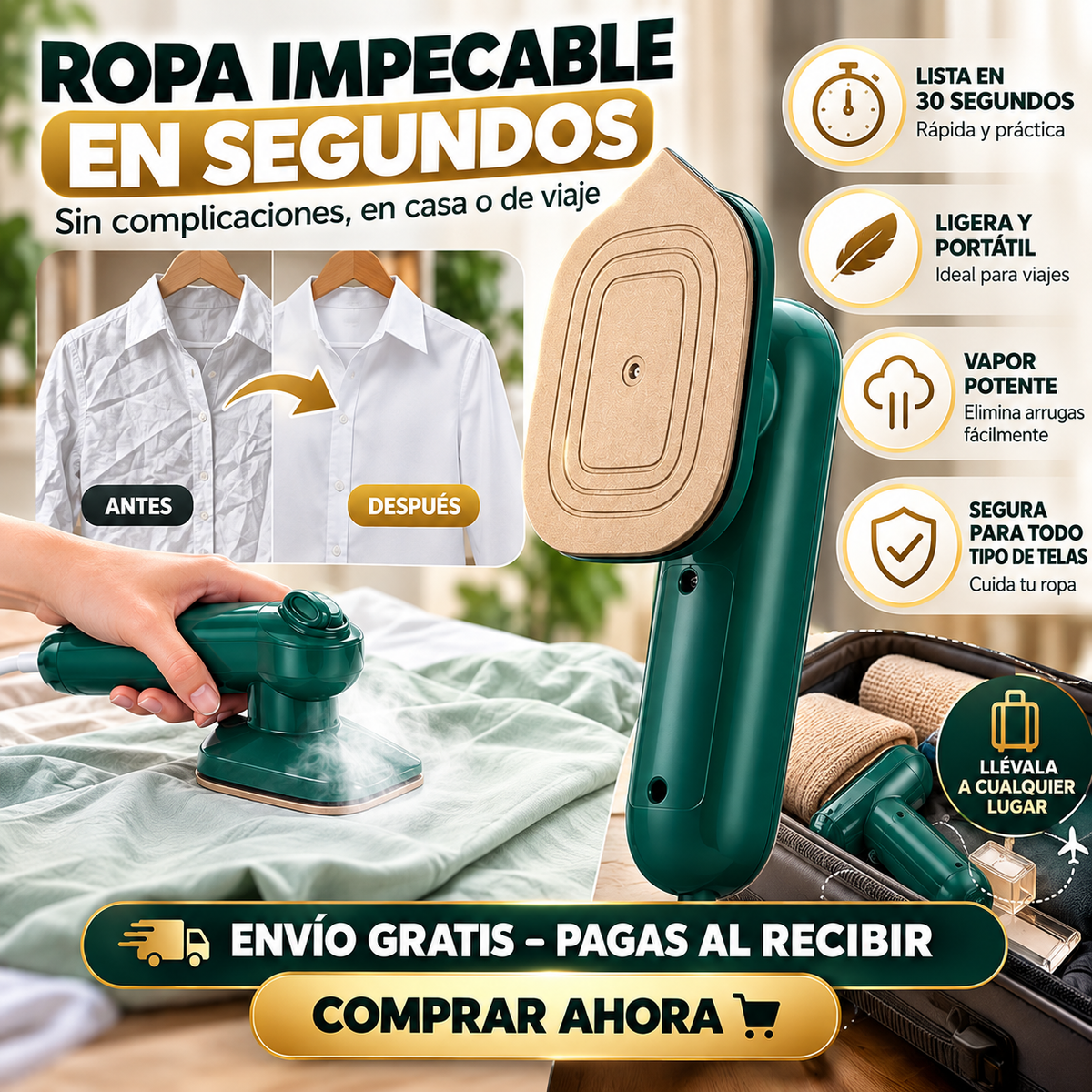 Plancha a vapor